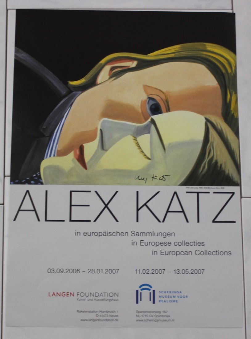 Alex Katz Signed Poster (1 of 2)