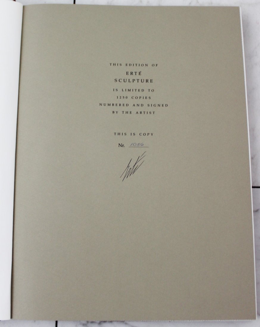 Erte Signed Book (1 of 2)