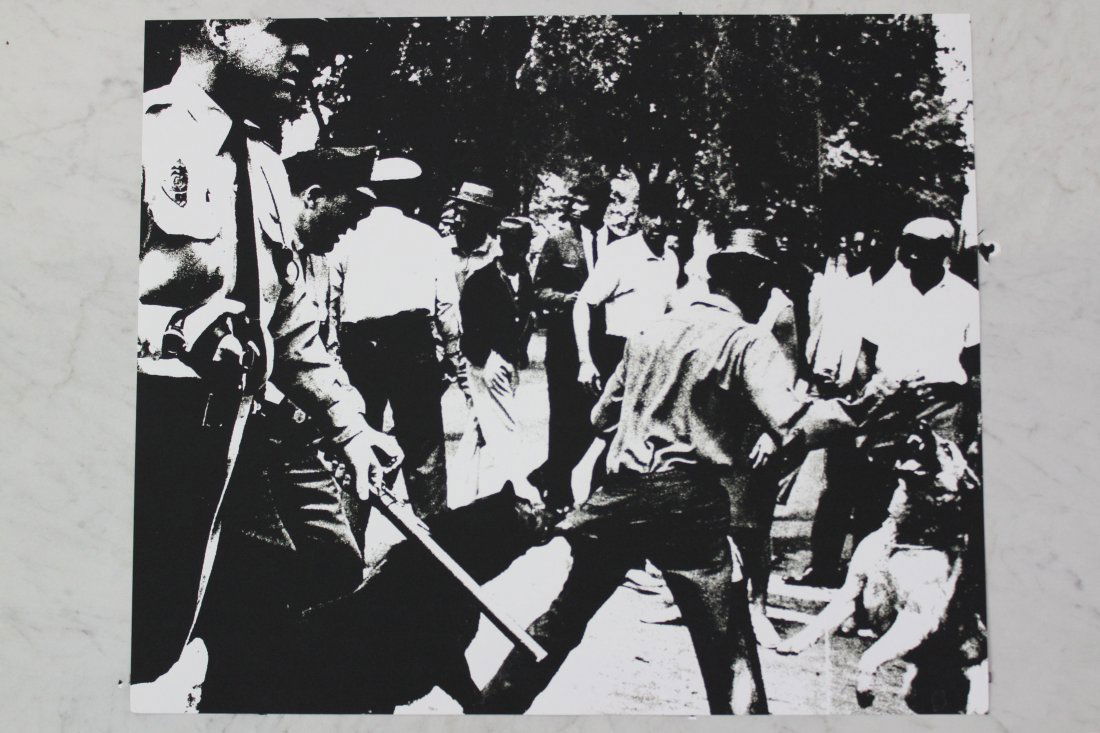 Andy Warhol Birmingham Race Riot Screenprint (1 of 1)