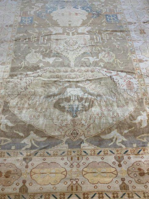 Semi Antique Hand Woven Turkish  Oushak 8.6x12 ft (1 of 9)