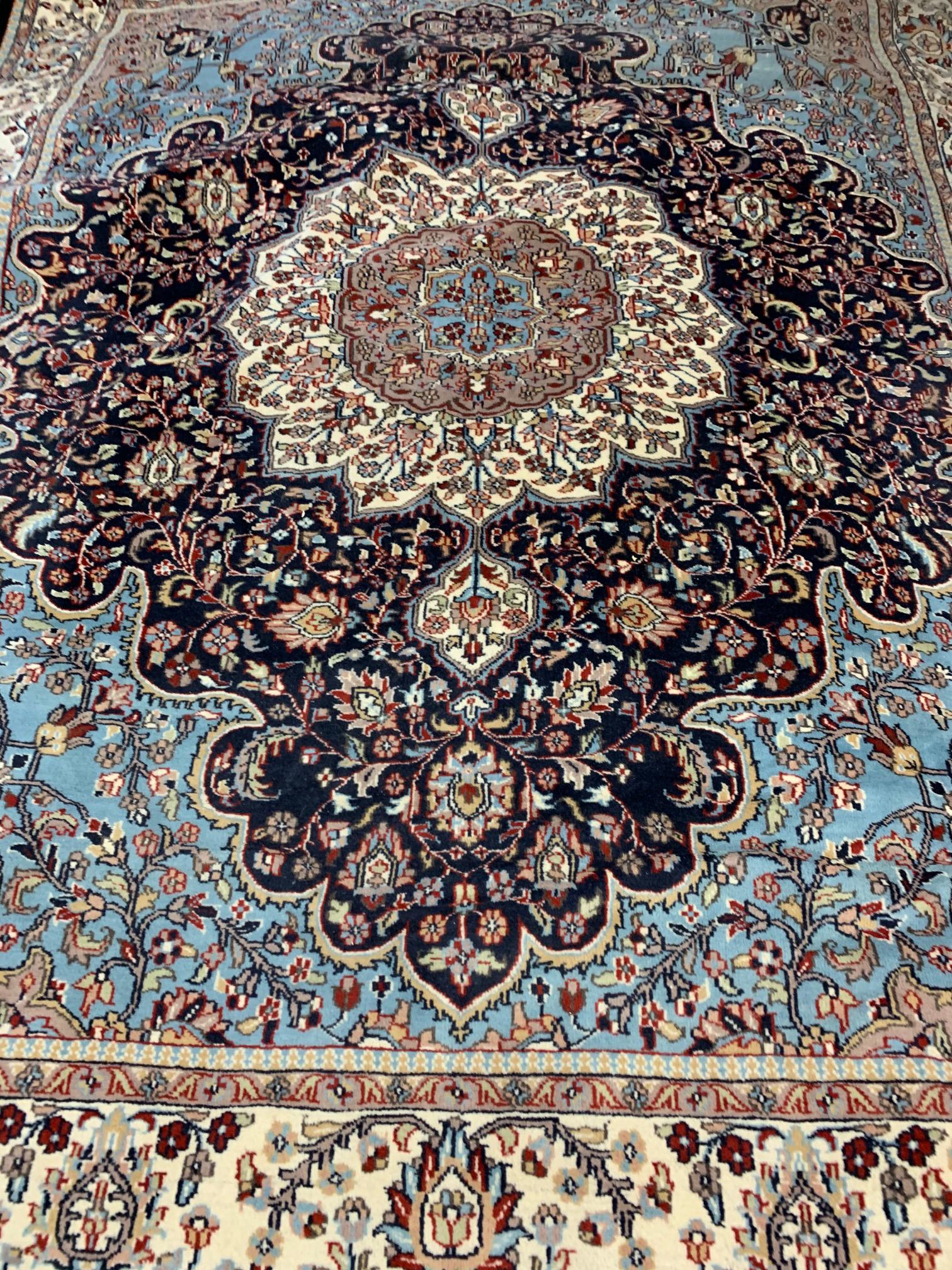 Semi Antique Hand Woven Persian Indo Tabriz 9x12 ft (1 of 6)