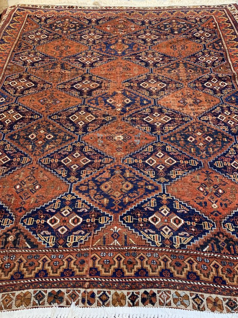 Fine Antique Hand Knotted Shiraz 4x6 (1 of 6)