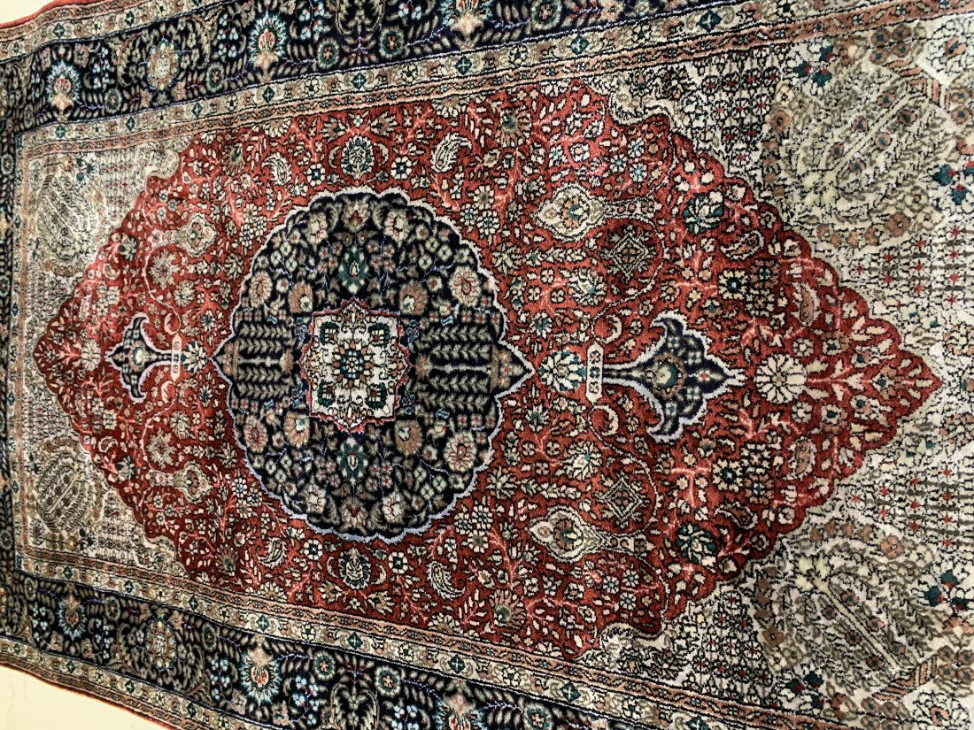 Very Fine Hand Knotted Hereke Silk 3x5 (1 of 5)
