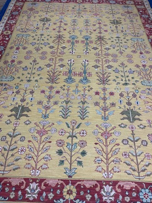 Hand Knotted Agra Heriz 9x12 ft (1 of 9)