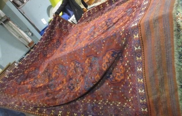 Antique Hand Knotted Persian Turkman 7x9  ft (1 of 2)