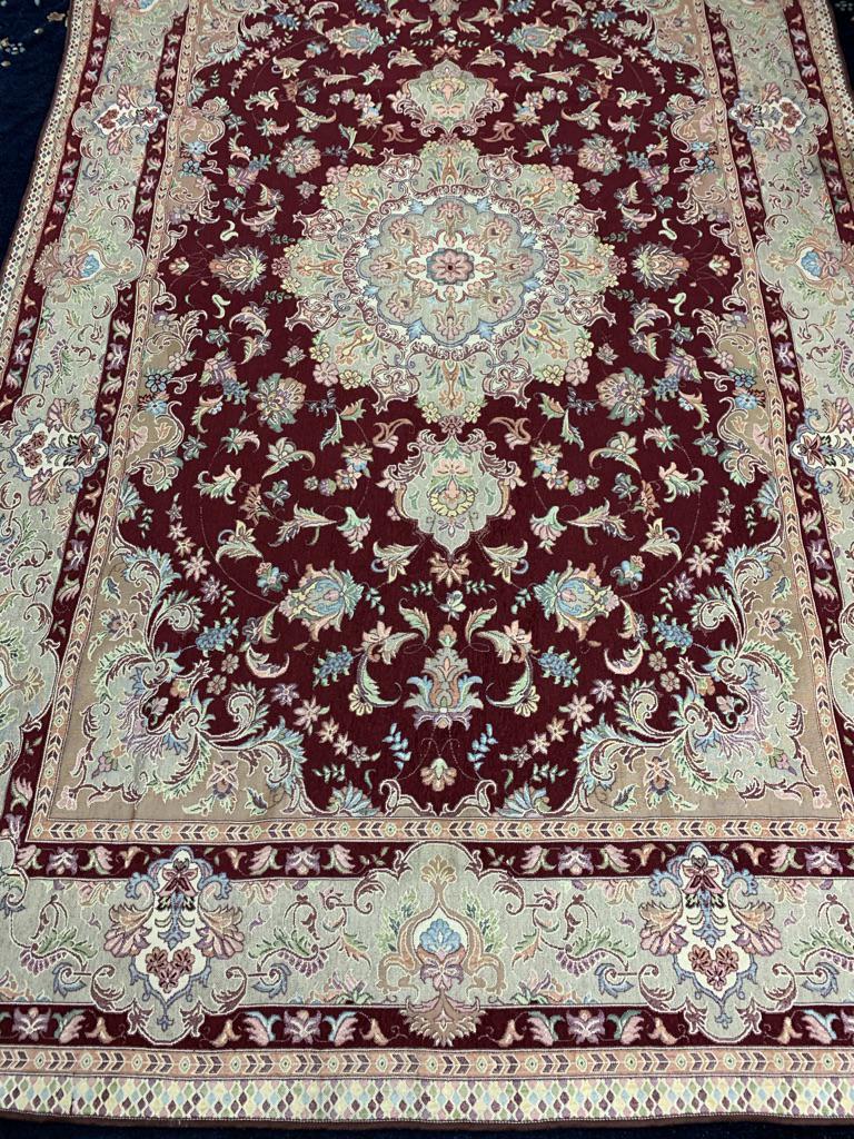 Fine Uzbak Embroidery 9x5.11 ft: Fine Uzbak Embroidery 9x5.11 ft