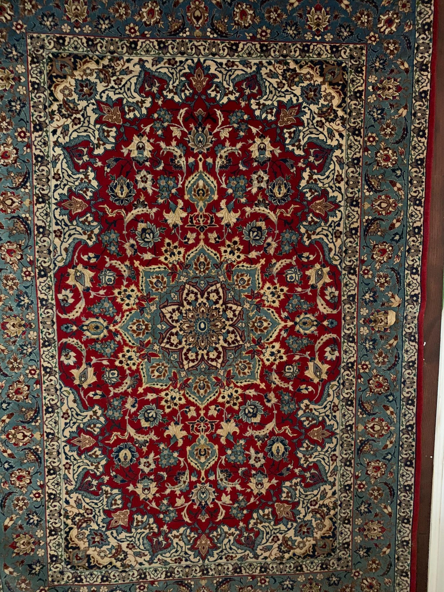 Semi Antique Hand Woven Esfahan 3x5 ft (1 of 8)