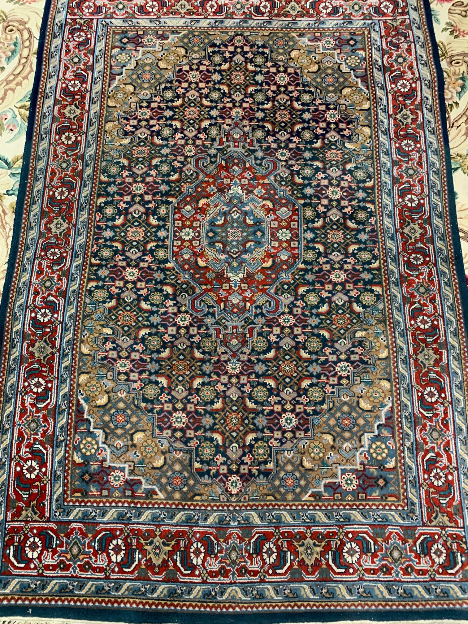 Semi Antique Hand Woven Persian Tabriz 6.7x4.1 ft: Semi Antique Hand Woven Persian Tabriz 6.7x4.1 ft