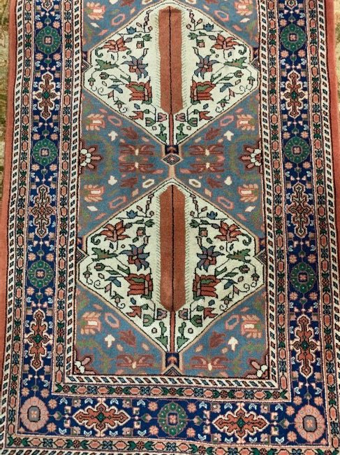 Semi Antique Hand Woven Persian Indo Heriz 5x3 (1 of 6)