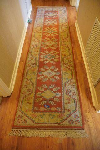 Hand Knotted Turkish Rug 2.8x10 ft (1 of 3)