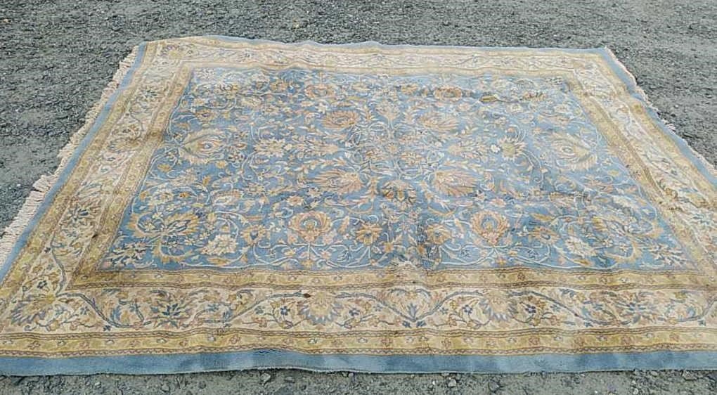 Hand Knotted Agra Rug 8x9.8: Hand Knotted Agra Rug 8x9.8. Free Shipping Nationwide.