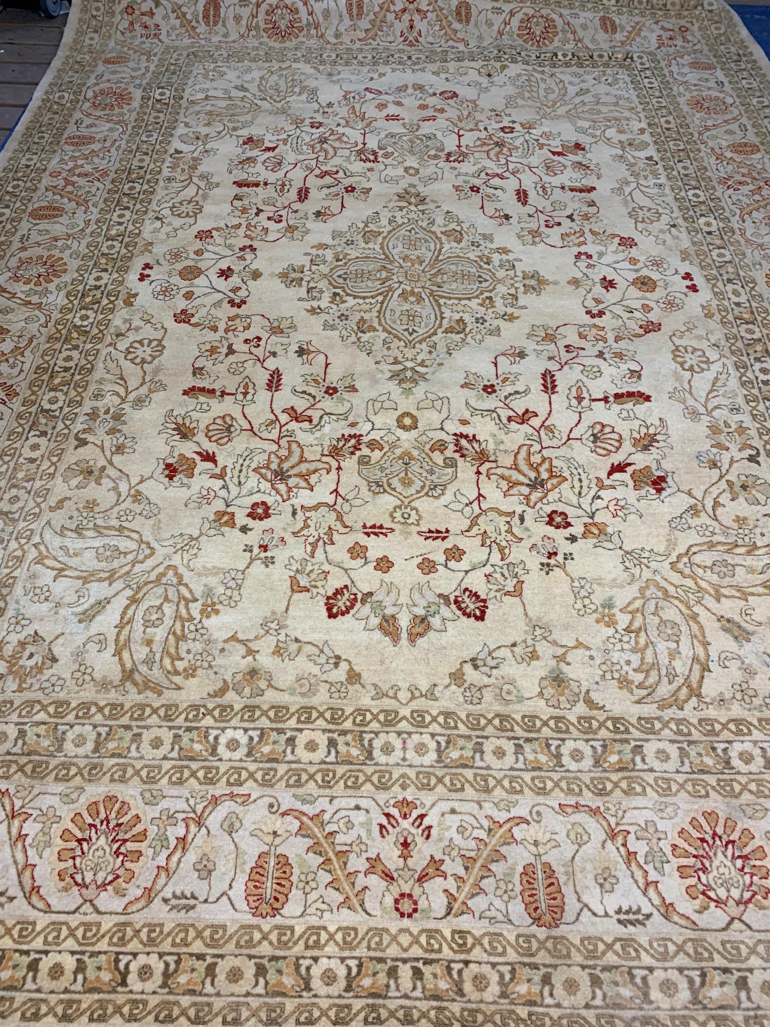 Hand Knotted Agra Oushak Rug 9x12 ft (1 of 10)