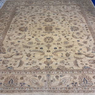 Hand Knotted Oushak 6x9 ft ft: Hand Knotted Oushak 6x9 ft ft