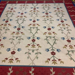 Hand Knotted Kilm Rug 6x9ft: Hand Knotted Kilm Rug 6x9 ft