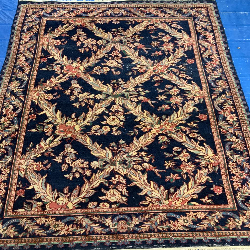 Hand Knotted Indo Tabriz Rug 4x6 ft (1 of 7)