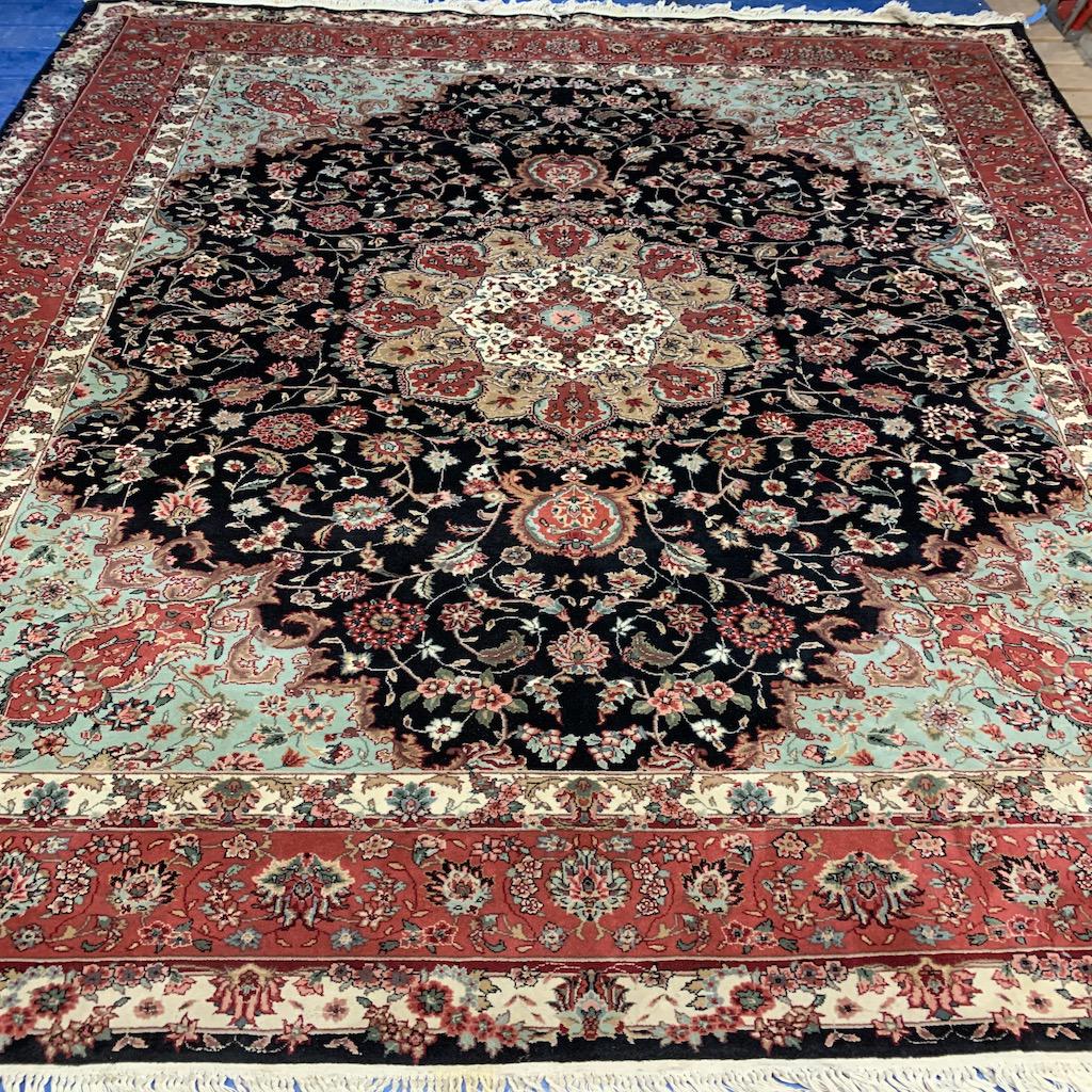 Hand Knotted Persian Tabriz Rug 9.9x7.9 ft (1 of 8)
