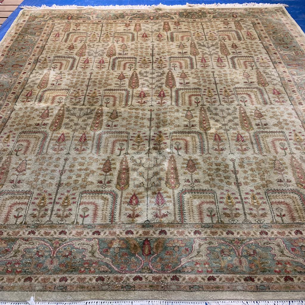 Hand Knotted Oushak Rug 10.4x8 ft (1 of 7)