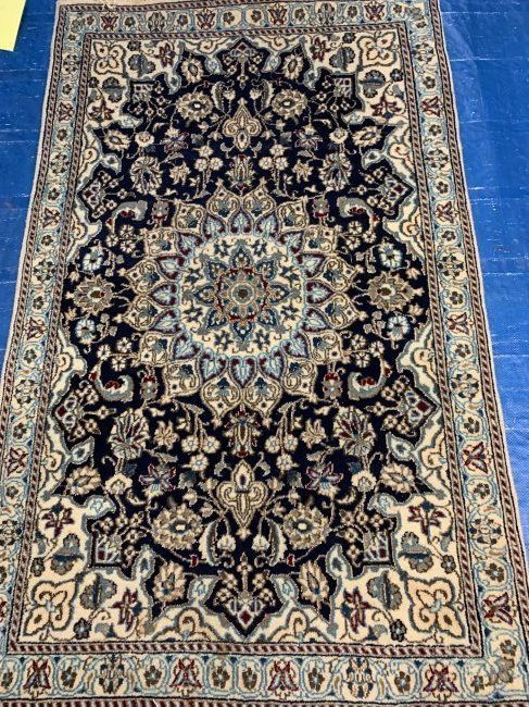 Hand Knotted Persian Nain Rug 4.8x3 ft (1 of 7)