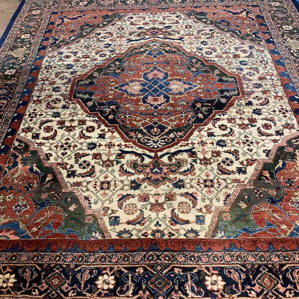 Hand Knotted Persian Tabriz Rug 10.5x8 ft (1 of 10)