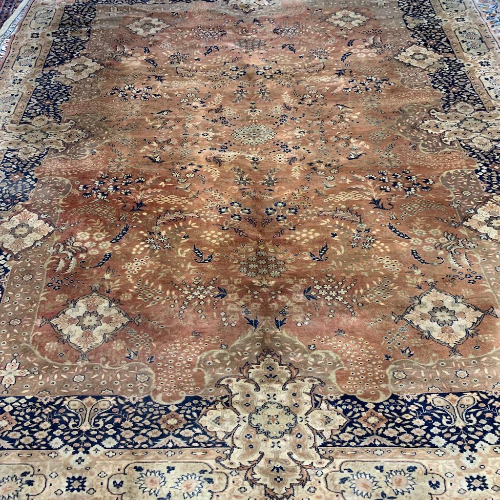 Hand Knotted Oushak Rug 5.9x9 ft: Hand Knotted Oushak Rug 5.9x9 ft