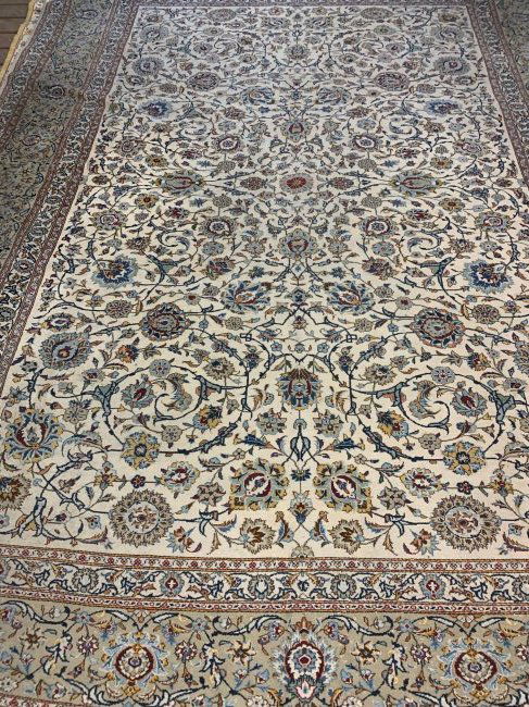 Hand Knotted Persian Kashan Rug 9.4x12.8 ft (1 of 9)