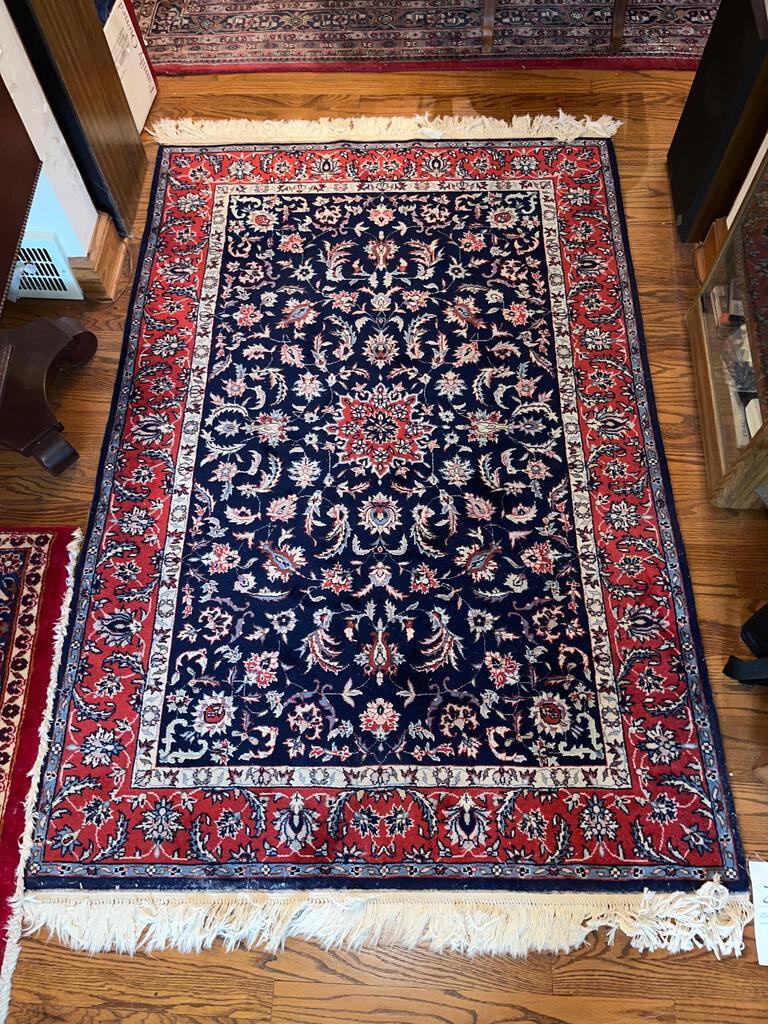 Hand Knotted Persian Tabriz 4x6 ft.    #4801 (1 of 4)