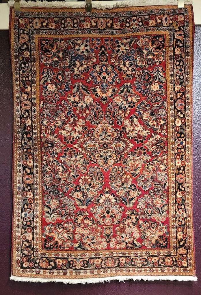 Hand Knotted PersianSarouk 3.4x5.11 ft    #4762 (1 of 3)