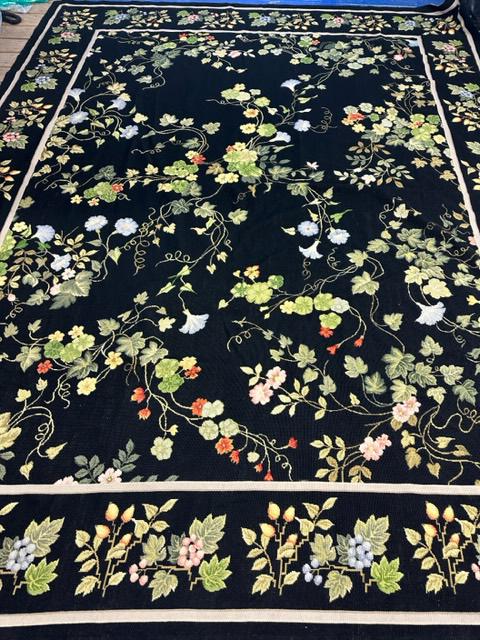 Hand Knotted Needle Rug 9x12 ft #4810 (1 of 8)