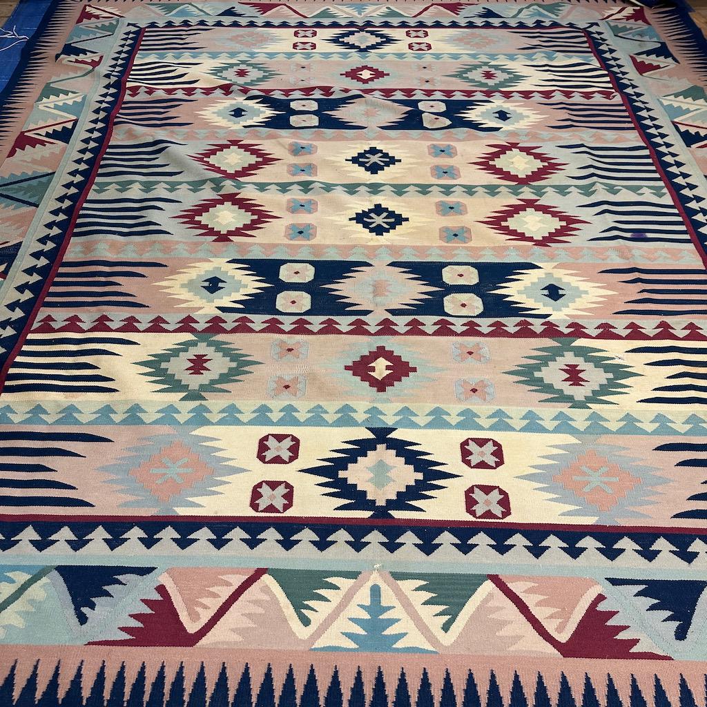 Hand Knotted Kilm Rug 9x11.5 ft (1 of 8)