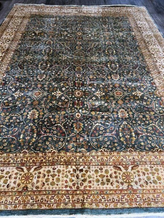 Hand Knotted Oushak Rug 9x12 ft (1 of 6)