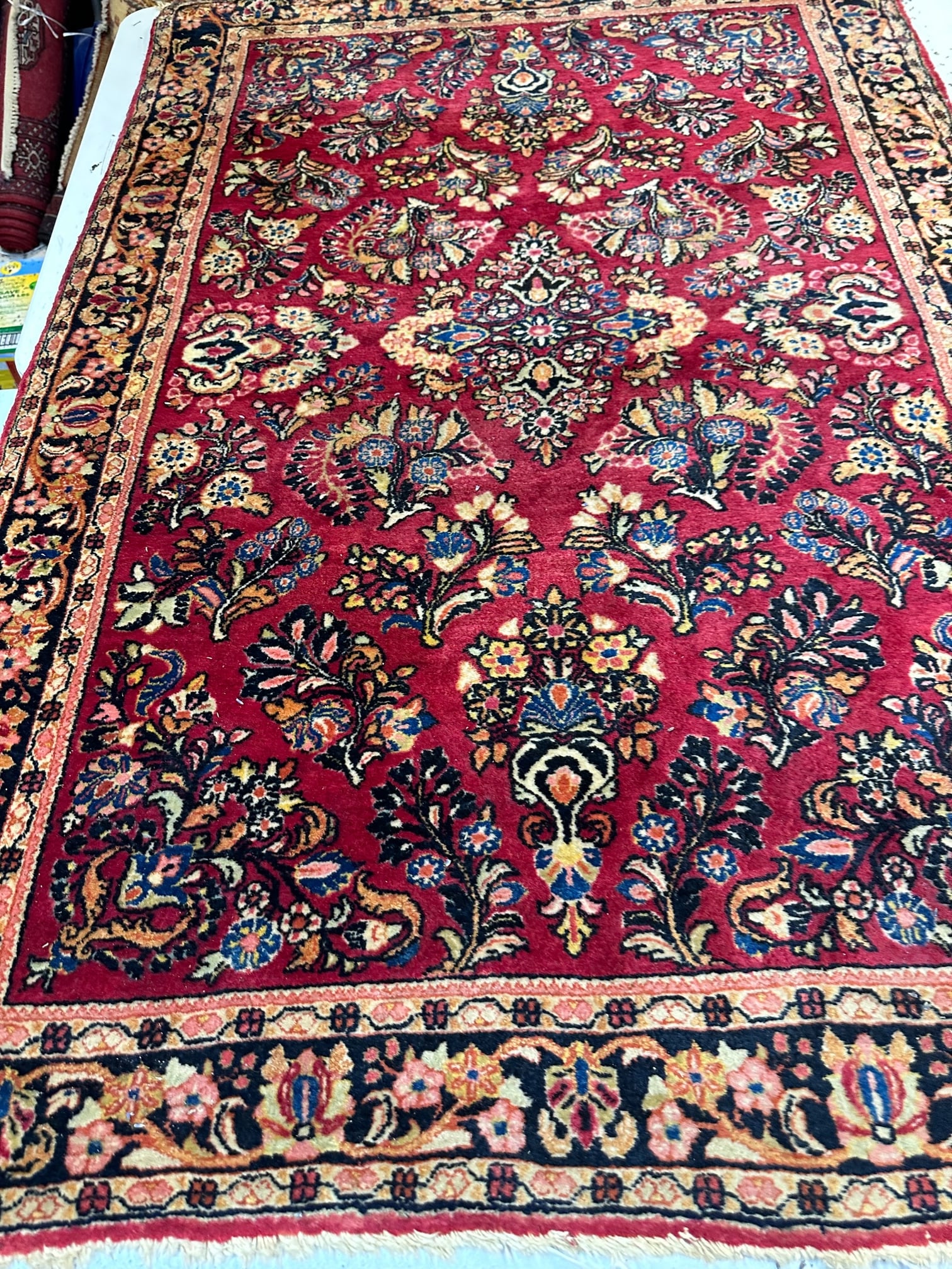 Hand Knotted Persian Sarouk 3x5 ft (1 of 7)