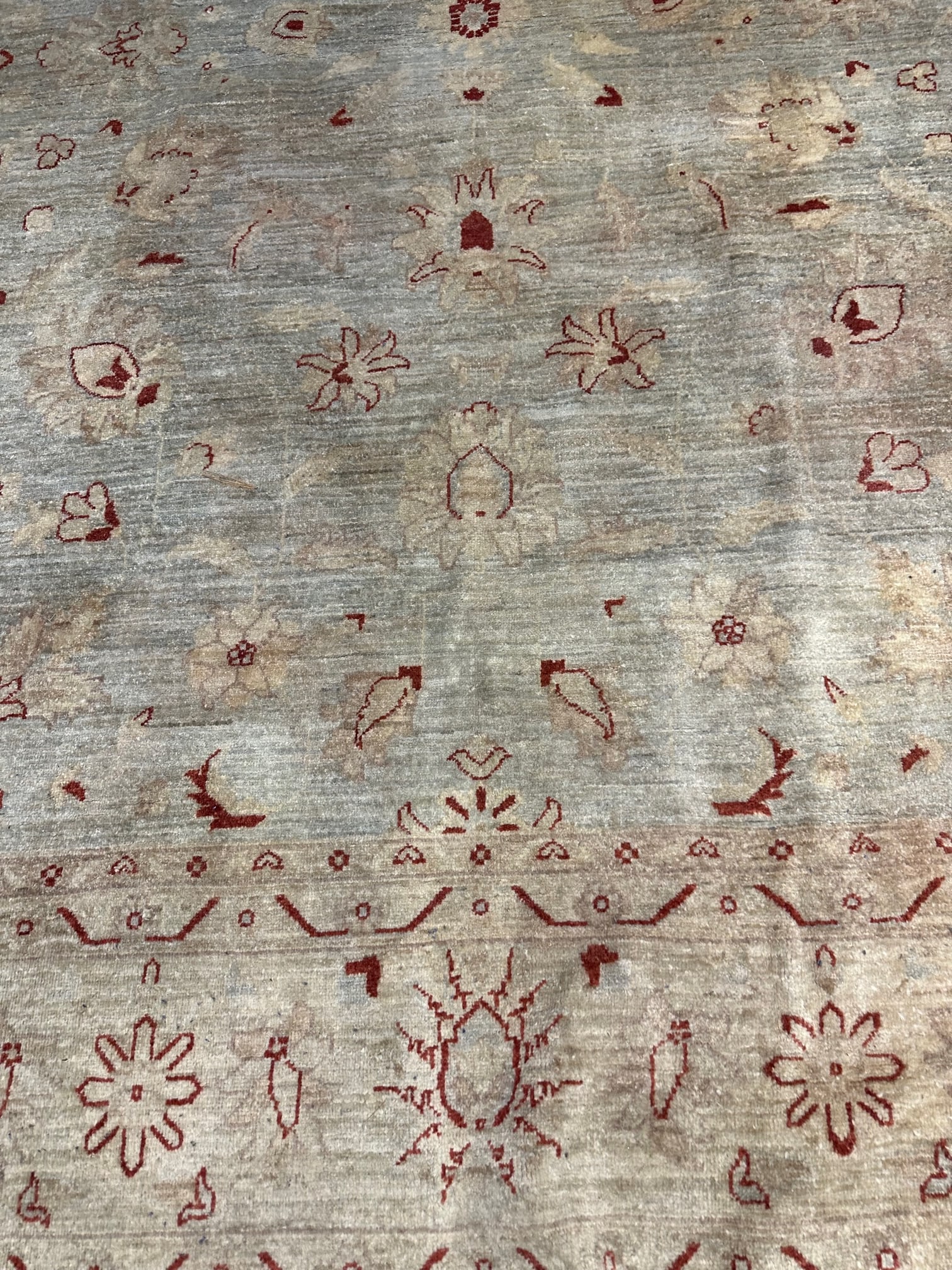 Hand Knotted Oushak Rug 8.5x11.5 ft (1 of 8)