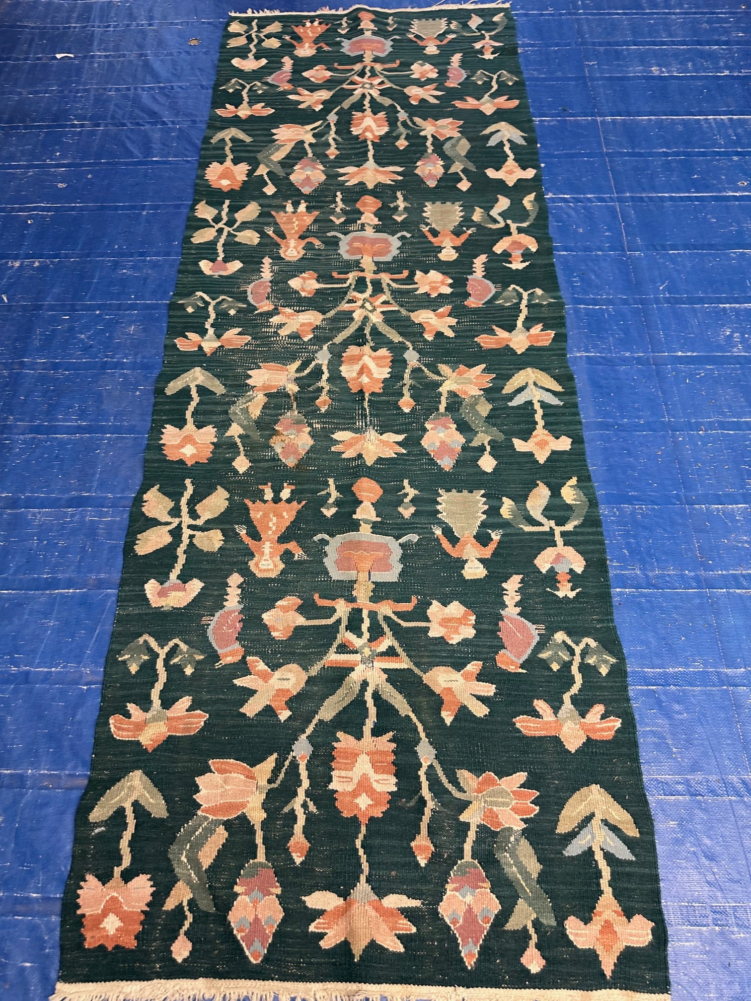 Hand Knotted Kilm Runner 8x3.8 ft (1 of 7)