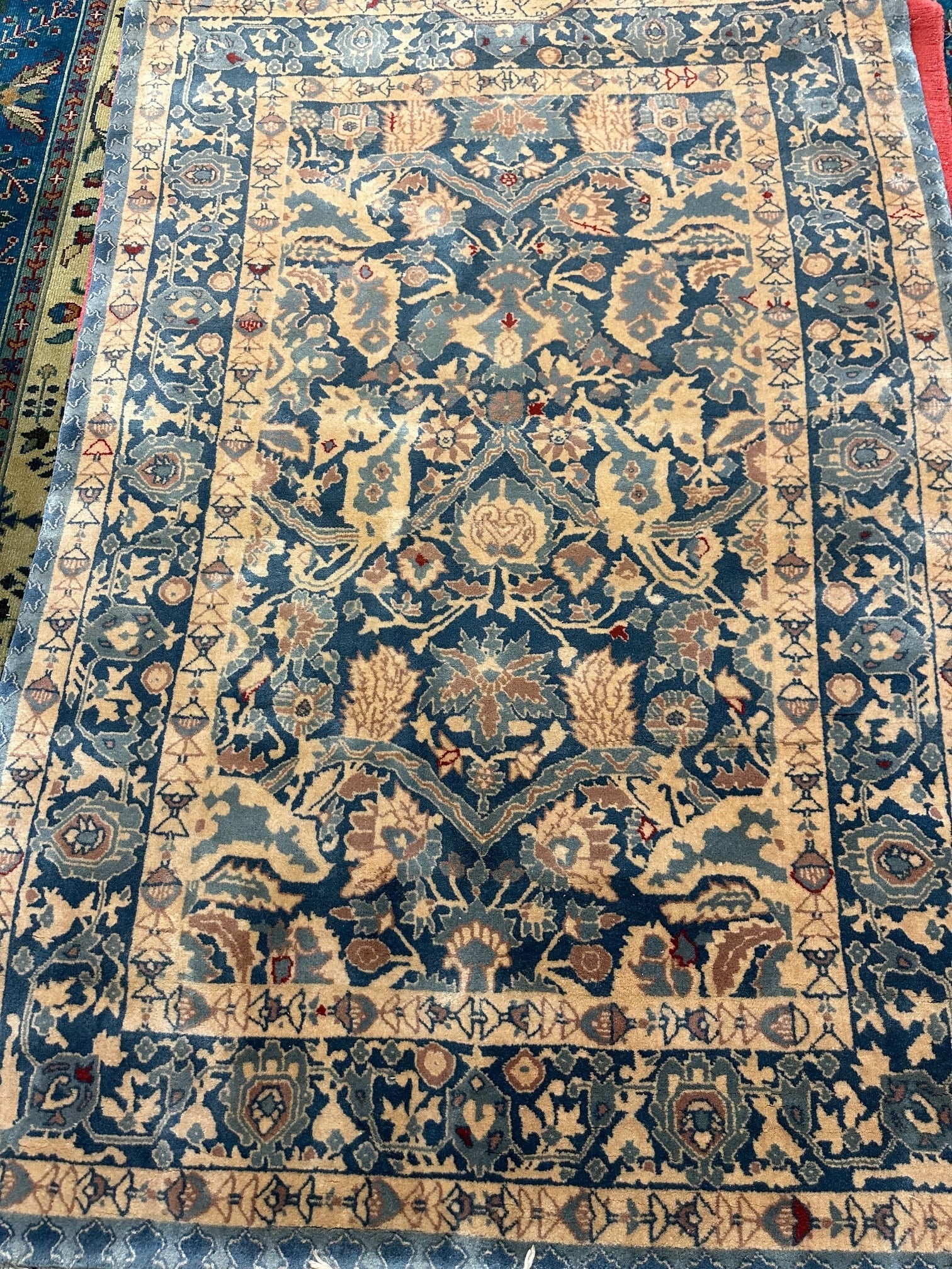 Hand Knotted Nepal Rug 4x6 ft: Hand Knotted Nepal Rug 4x6 ft