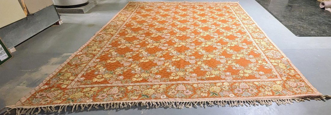 Hand Knotted Needlepoint Rug 8.6x11.6 ft (1 of 6)