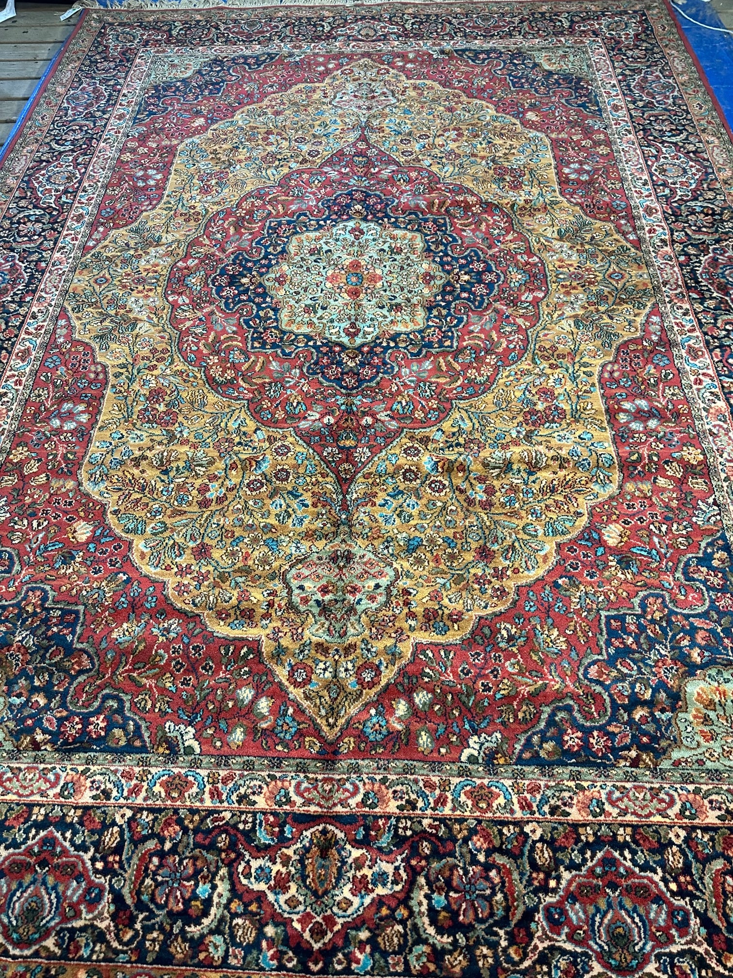 Wool Karastan Tabriz design Rug 8.7x12.4 ft (1 of 8)