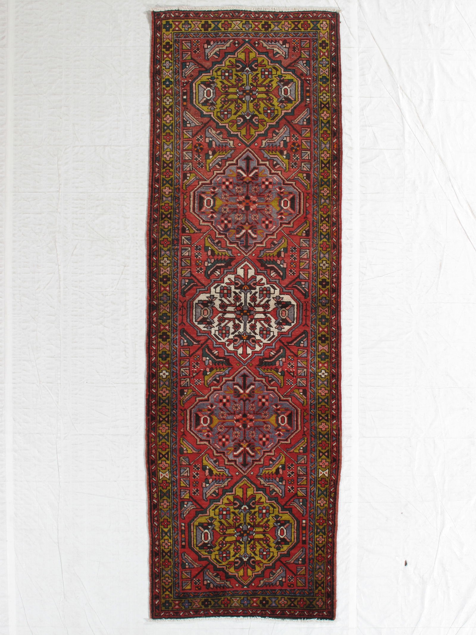 Hand Knotted Persian Karajeh Rug 3.6 x 7.10 ft. (1 of 2)