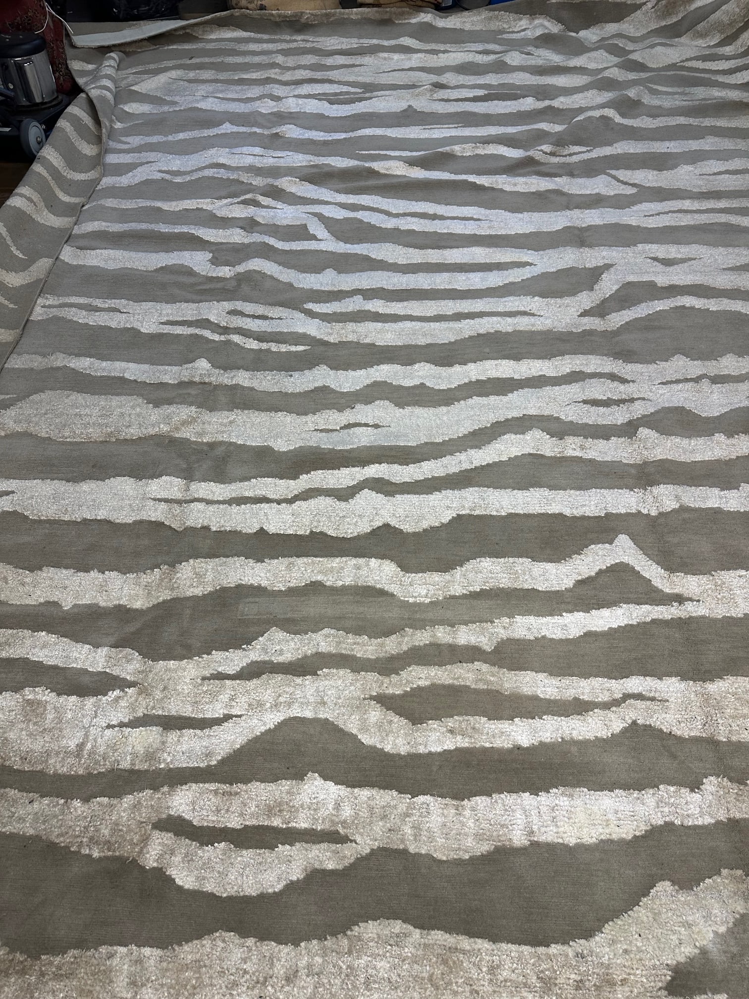 Hand Knotted Tibet Rug 13.10x9.10 ft (1 of 8)