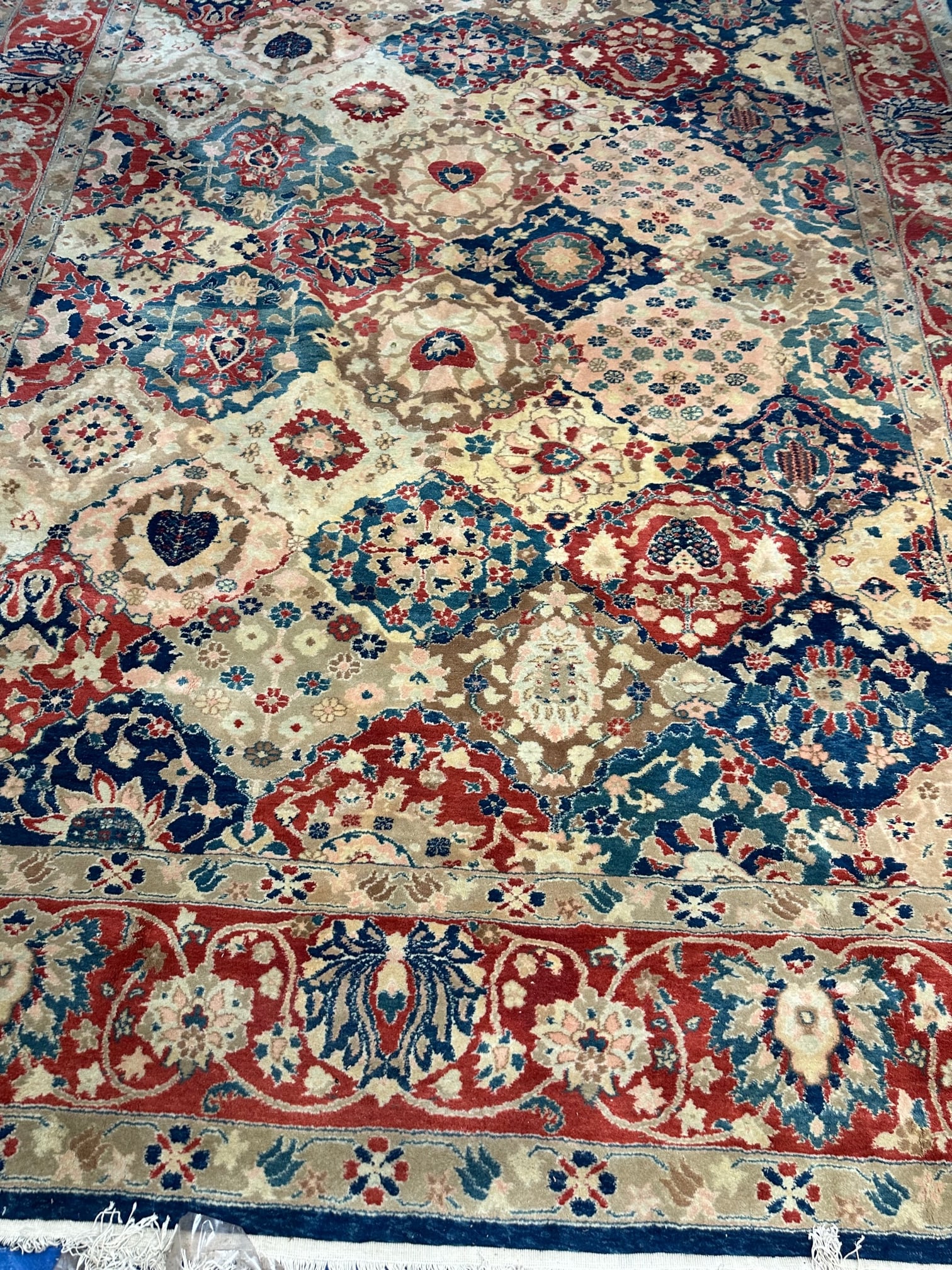 Hand Knotted Persian Tabriz Rug 12x8.10 ft (1 of 9)