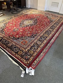Hand Knotted Persian Tabriz Rug 9x12 ft