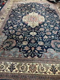 Hand Knotted Persian Tabriz Rug 13.3x10 ft