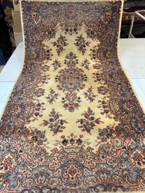 Wool Kermen Design Karastan Rug 5.1x2.10 ft