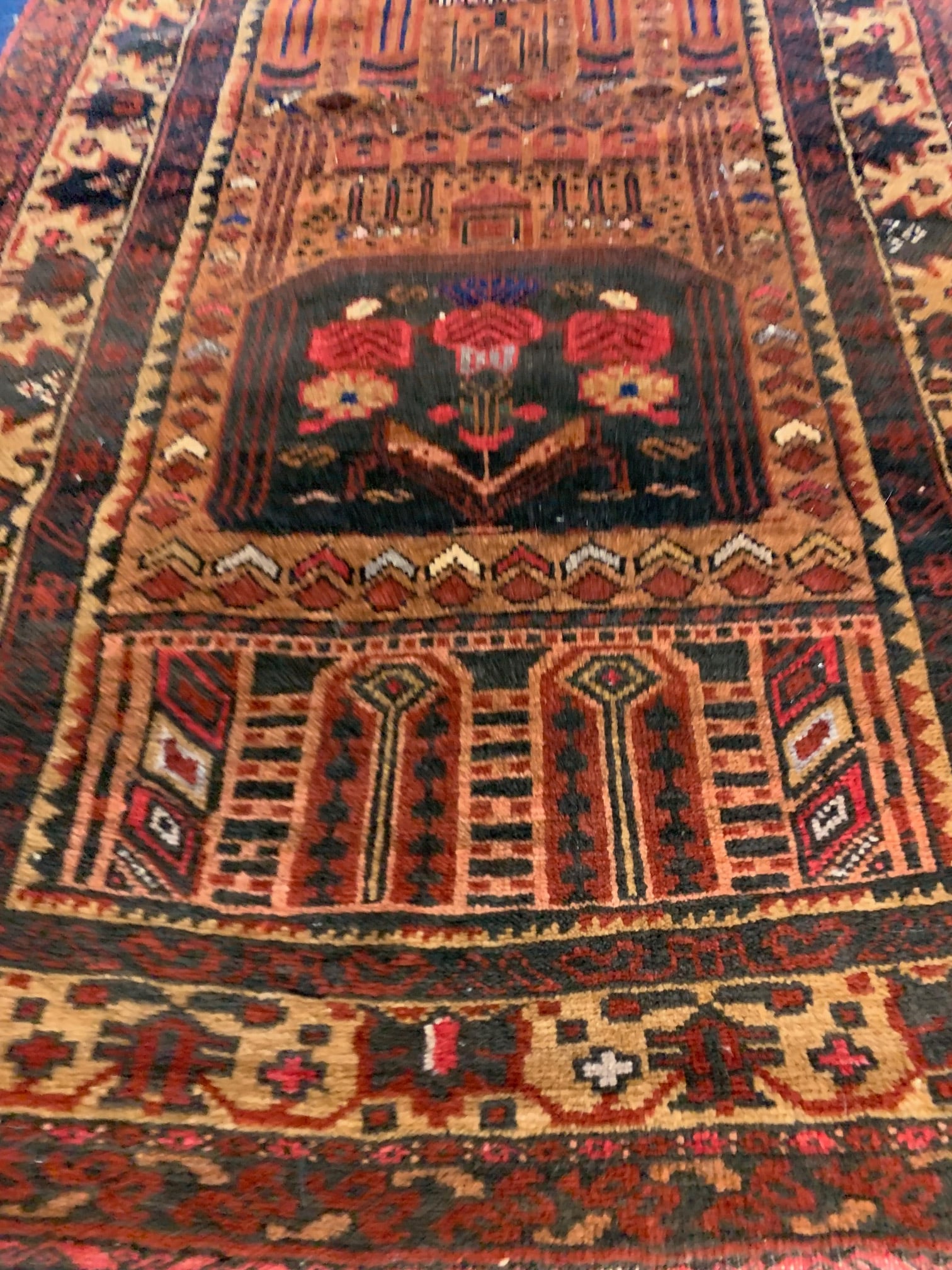 Hand Knotted Persian Turkman Rug 2.5x9.3 ft (1 of 6)