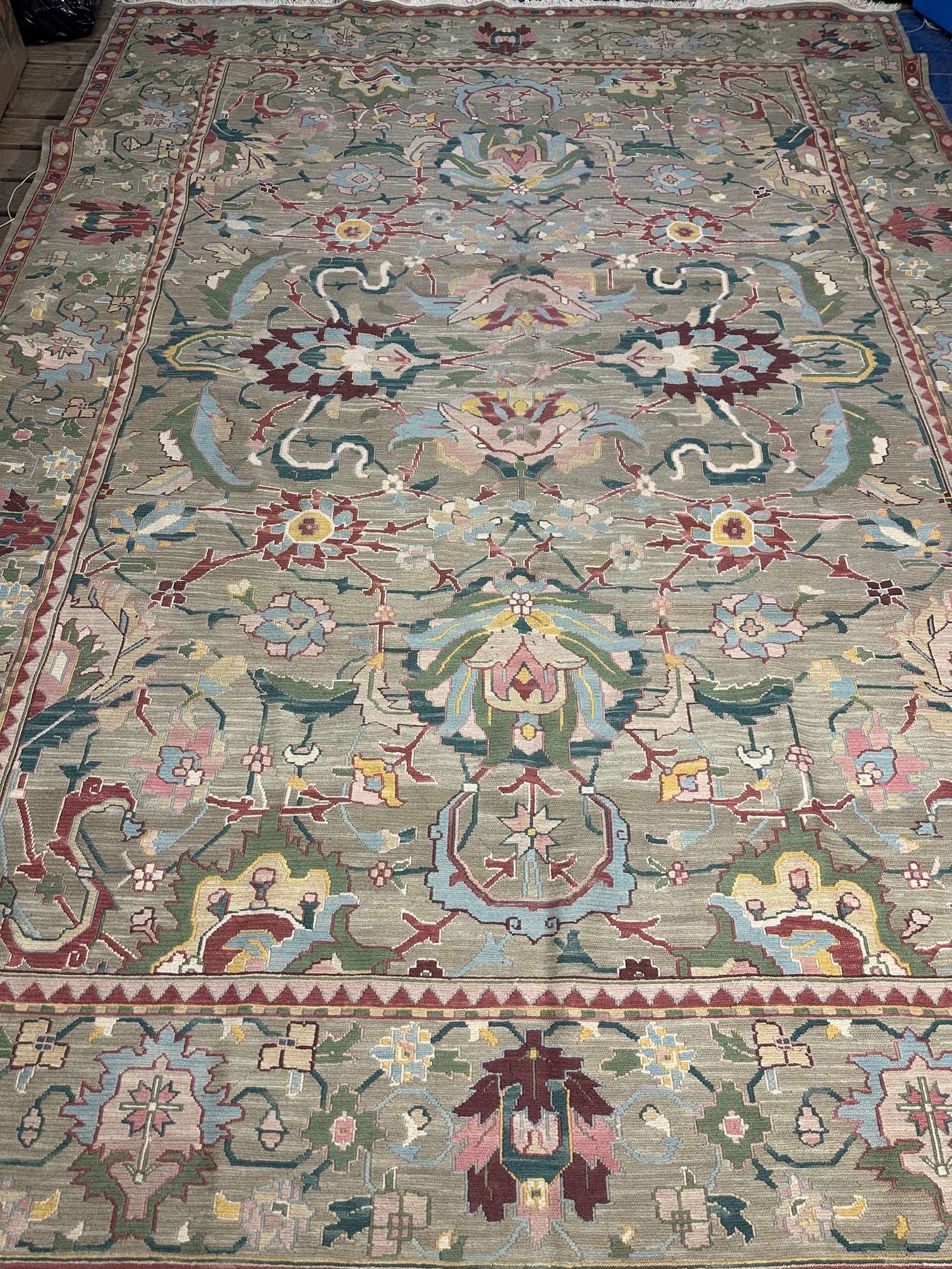 Hand Knotted Persian Heriz Rug 8.8x11.5 ft (1 of 9)