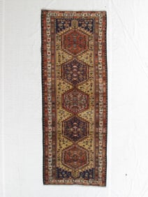 Hand Knotted Persian Serab Rug 3.7x9.6 ft