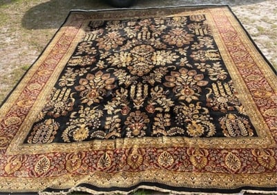 Hand Knotted Agra Sarouk 11x16 ft