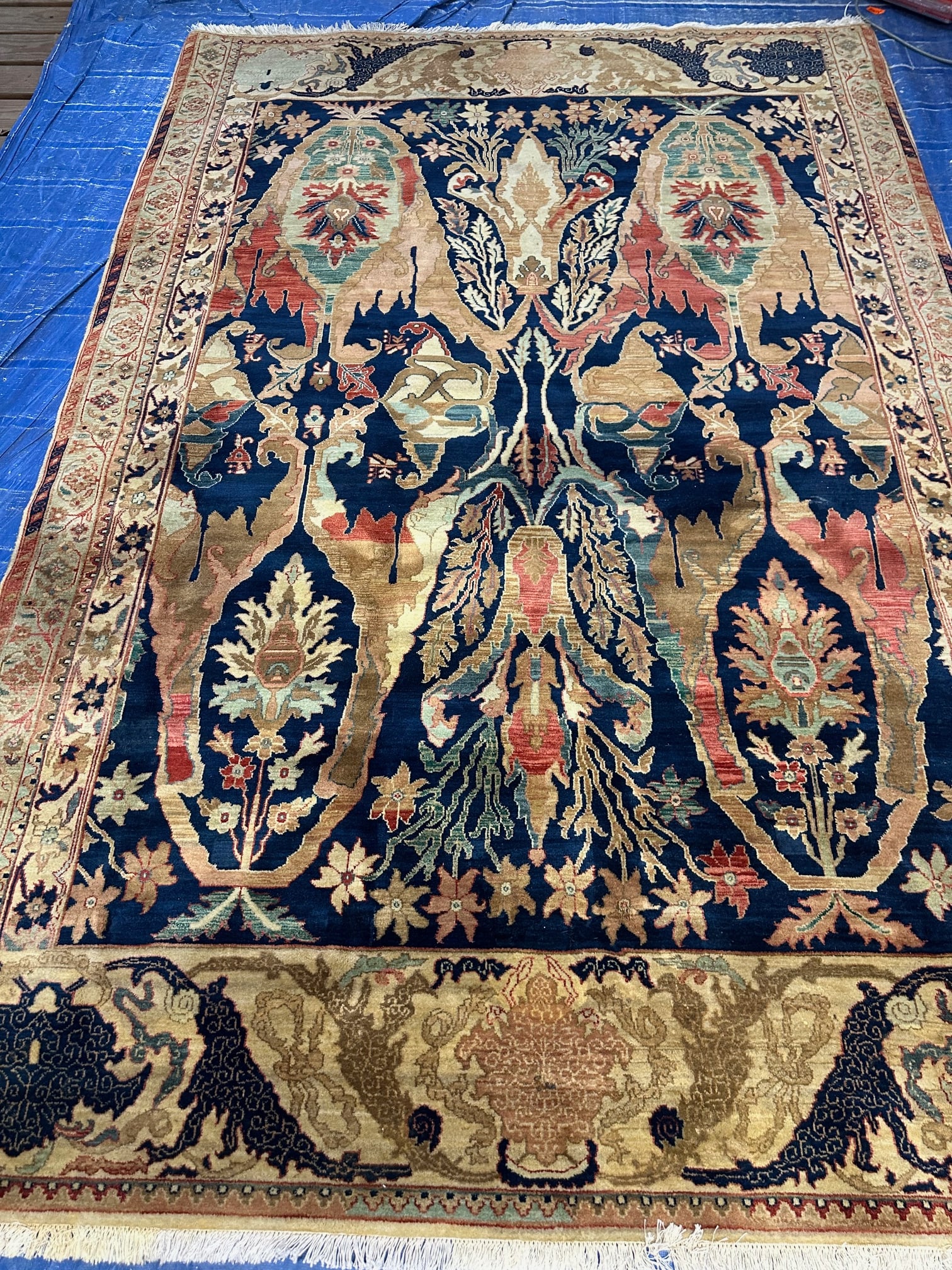 Hand Knotted Oushak 6x9 ft (1 of 7)