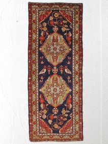 Hand Knotted Persian Ardibil Rug 4x11.2 ft