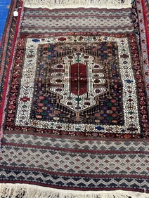 Hand Knotted Persian Balouch Rug 5x6.8 ft