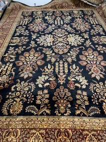 Hand Knotted Agra Sarouk 11x16 ft